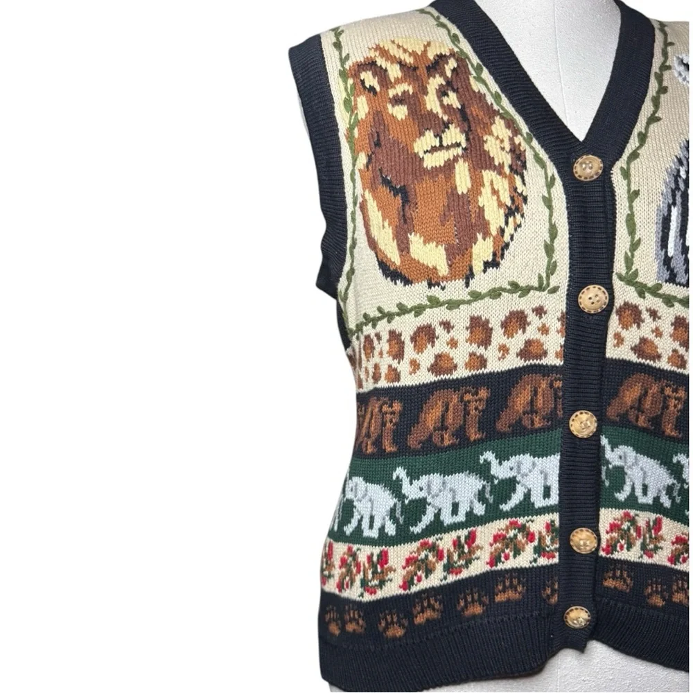 The Eagle's Eye World Wildlife Collection Safari Vintage Vest - Picture 6 of 12